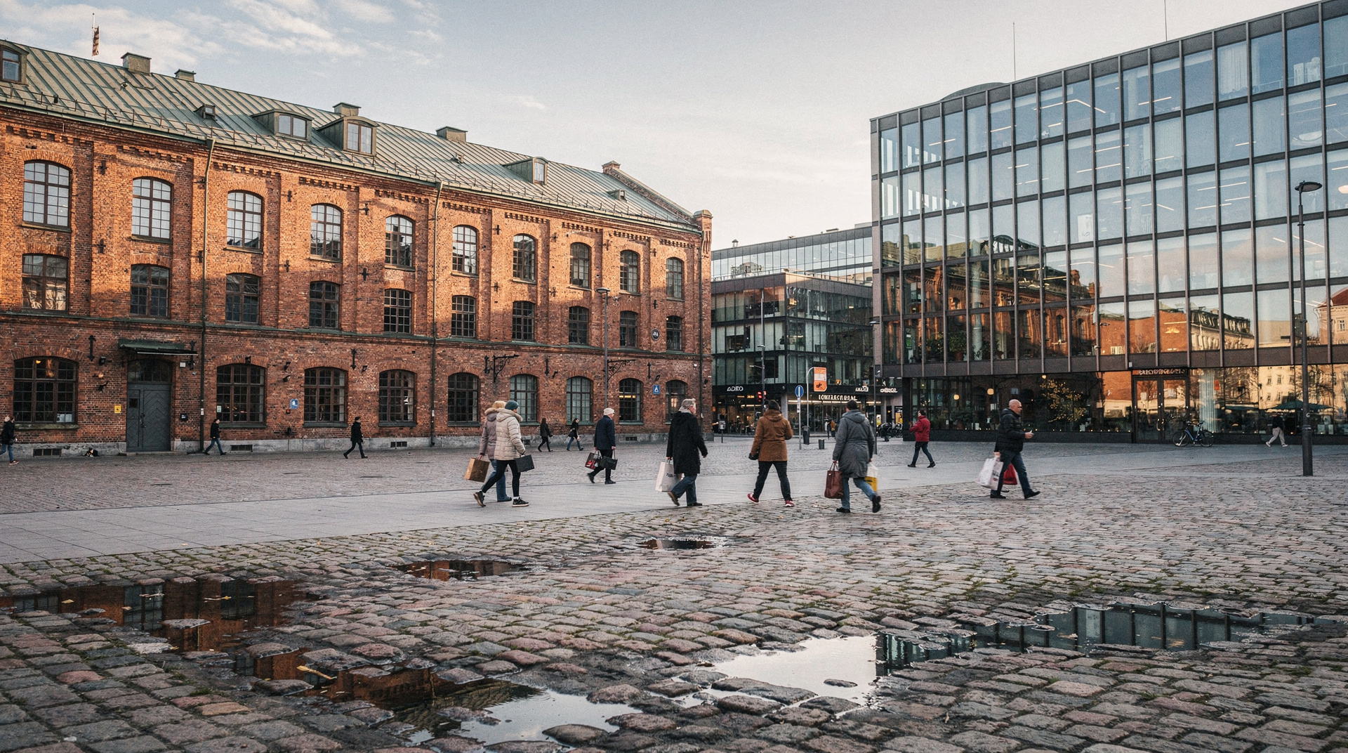 City centre and Rotermann Quarter: Tallinn's modern business district