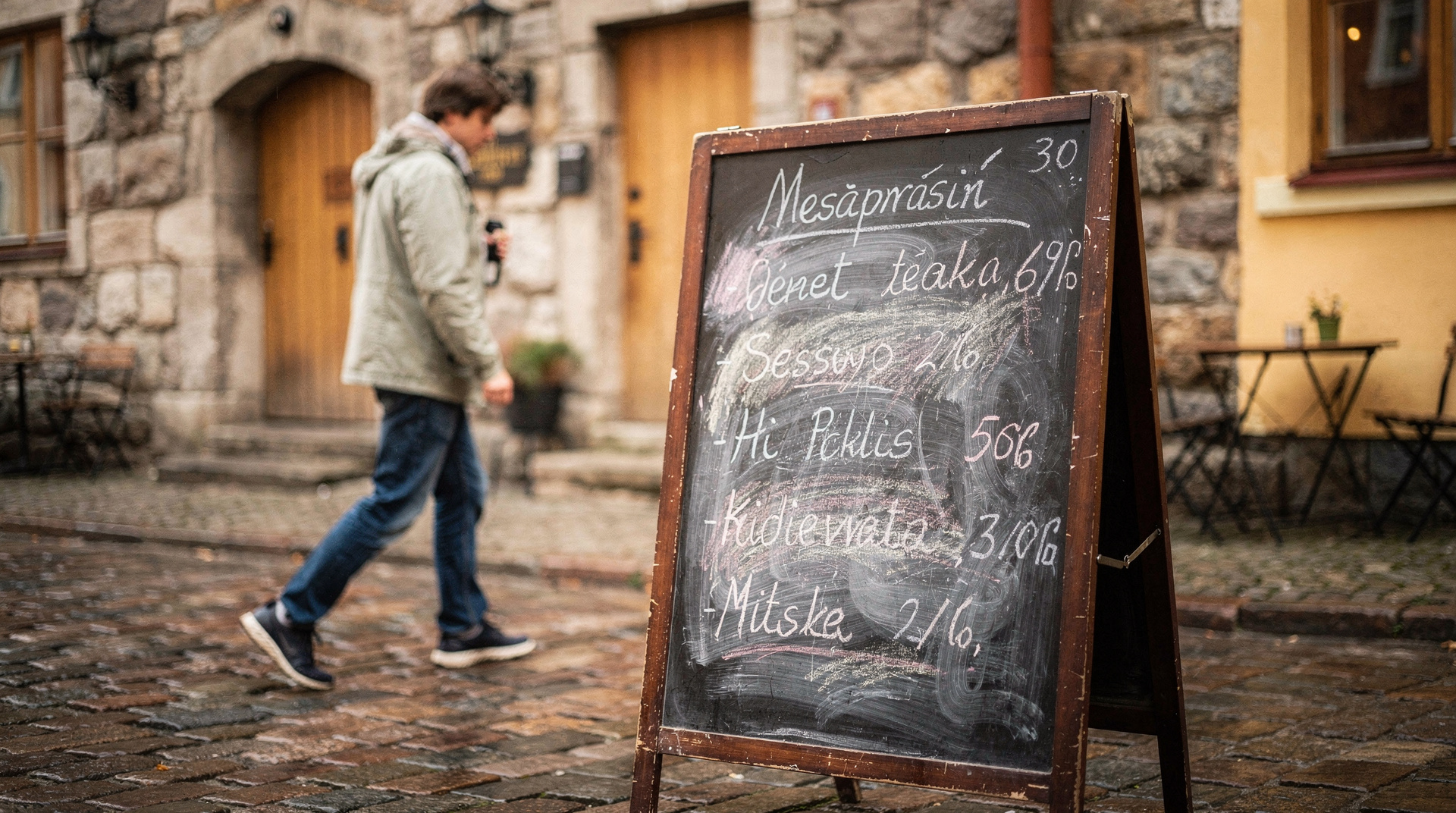 Estonian language phrases for visitors to Tallinn