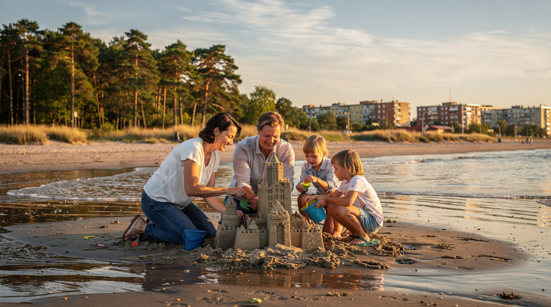 Family beaches near Tallinn: where to swim with kids