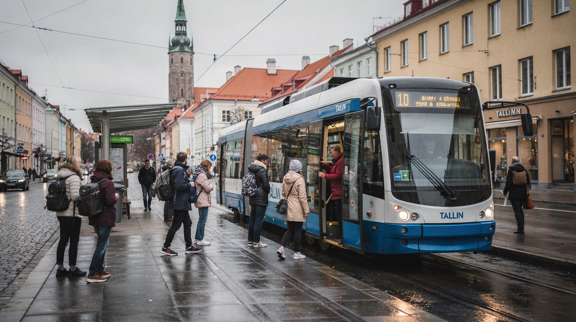 Getting around Tallinn: trams, Bolt, bikes, and walking