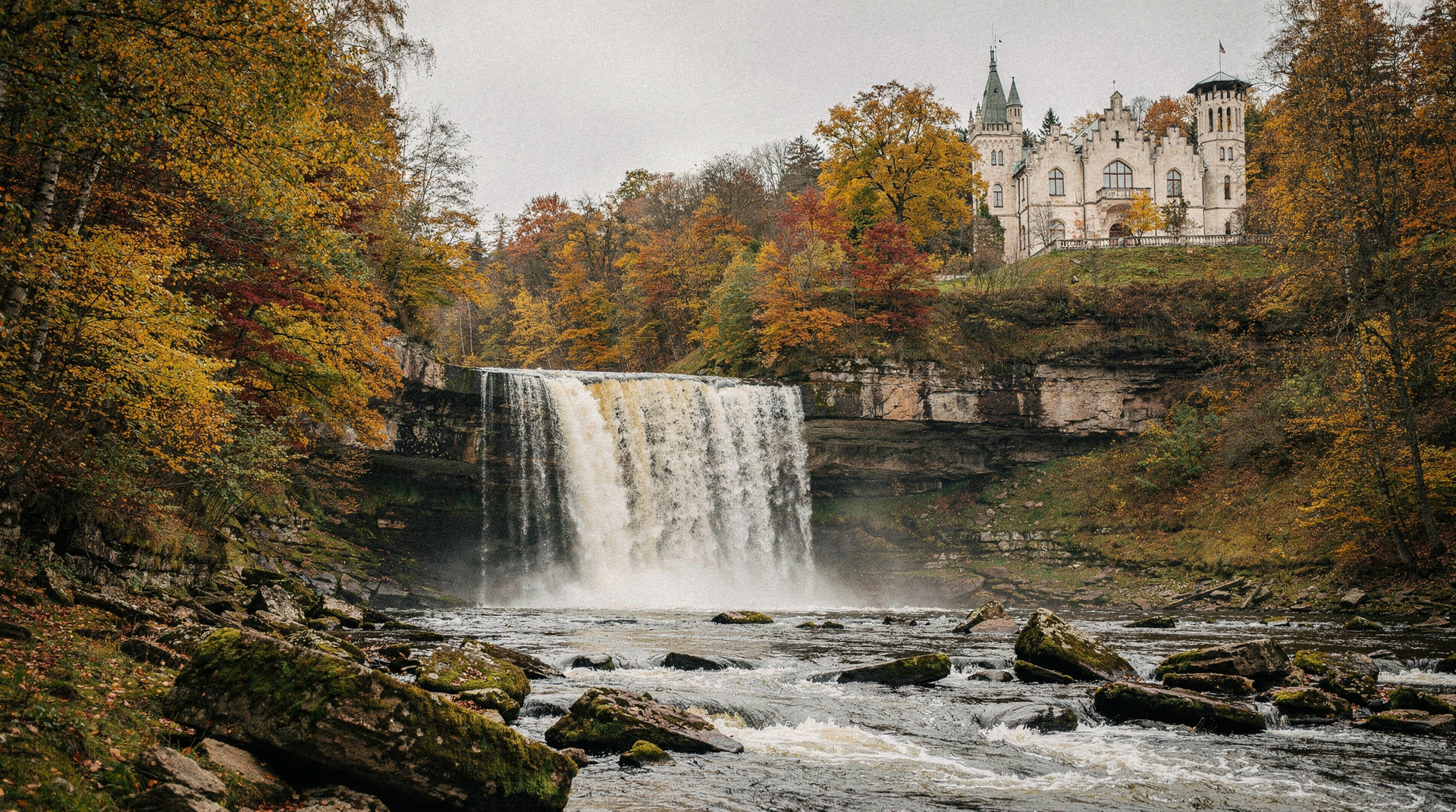 Keila-Joa waterfall and manor: the quiet west coast day trip