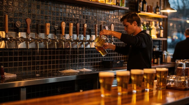 Cerveja e vida nocturna